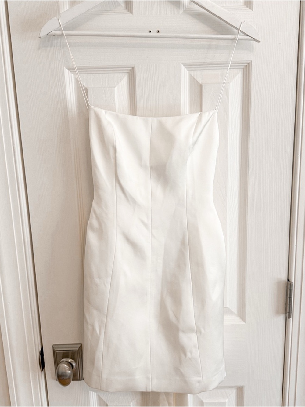 NWT Zara Bow Back White Dress - Picture 6 of 16